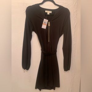 Michael Kors short black long sleeve dress with tags. -Never been worn